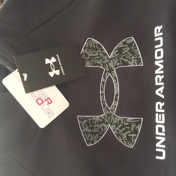 NWT "Under Armour" Rival Fleece Print Hoodie Girls Youth XL - Picture 8 of 8
